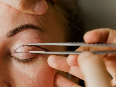 Imagem do procedimento de Botox